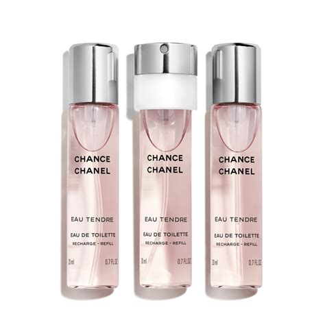 chanel chance twist & spray trio|CHANCE EAU TENDRE Eau de Toilette Twist & Spray Set.